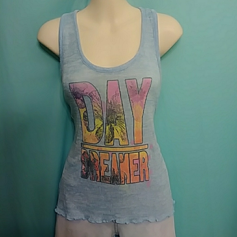Day Dreamer knit racer back tank top